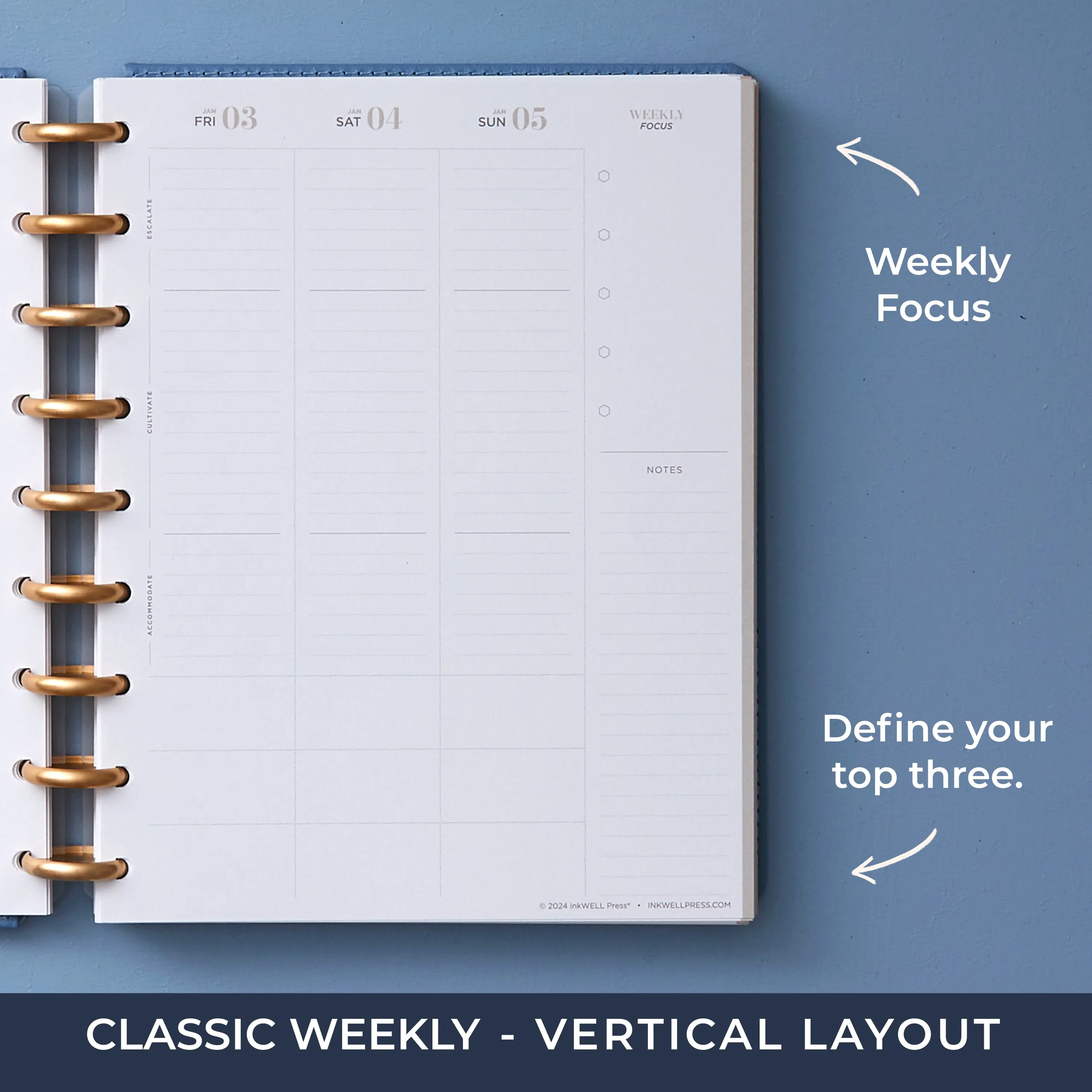 2025 Classic Weekly Insert (Vertical)