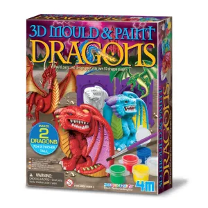 4M 3D Mould & Paint Dragons Kit
