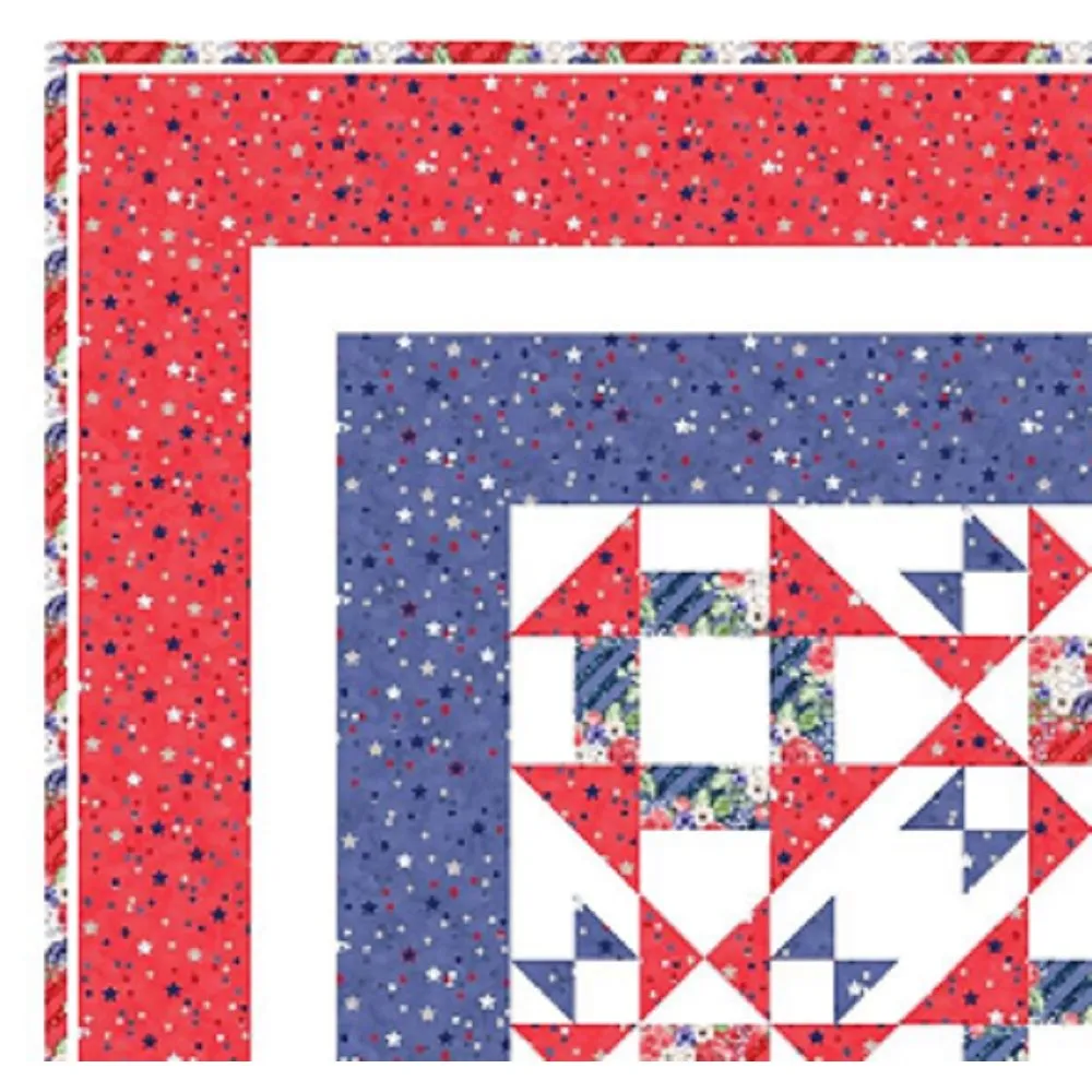 4th of July Collection Quilt Kit 75 1/2" x 84 1/2"