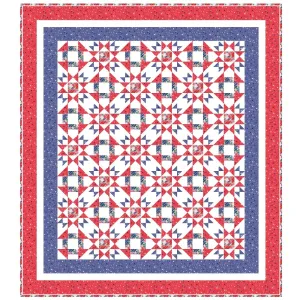 4th of July Collection Quilt Kit 75 1/2" x 84 1/2"