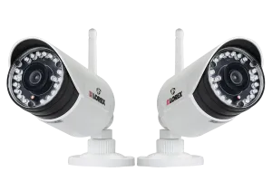 720p HD Weatherproof Wireless Security Cameras with Receiver