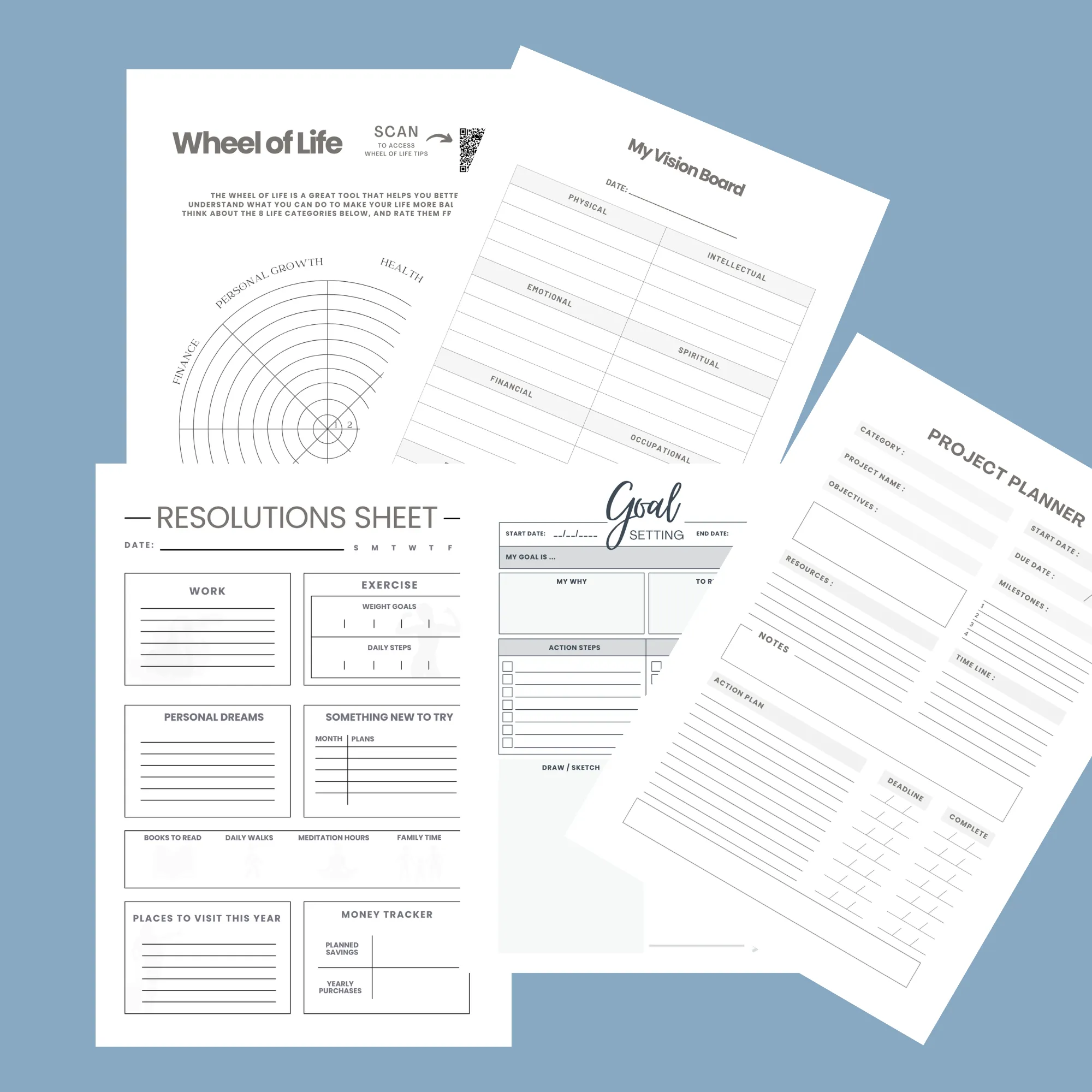 All in One Planner 2025:  Butterflies