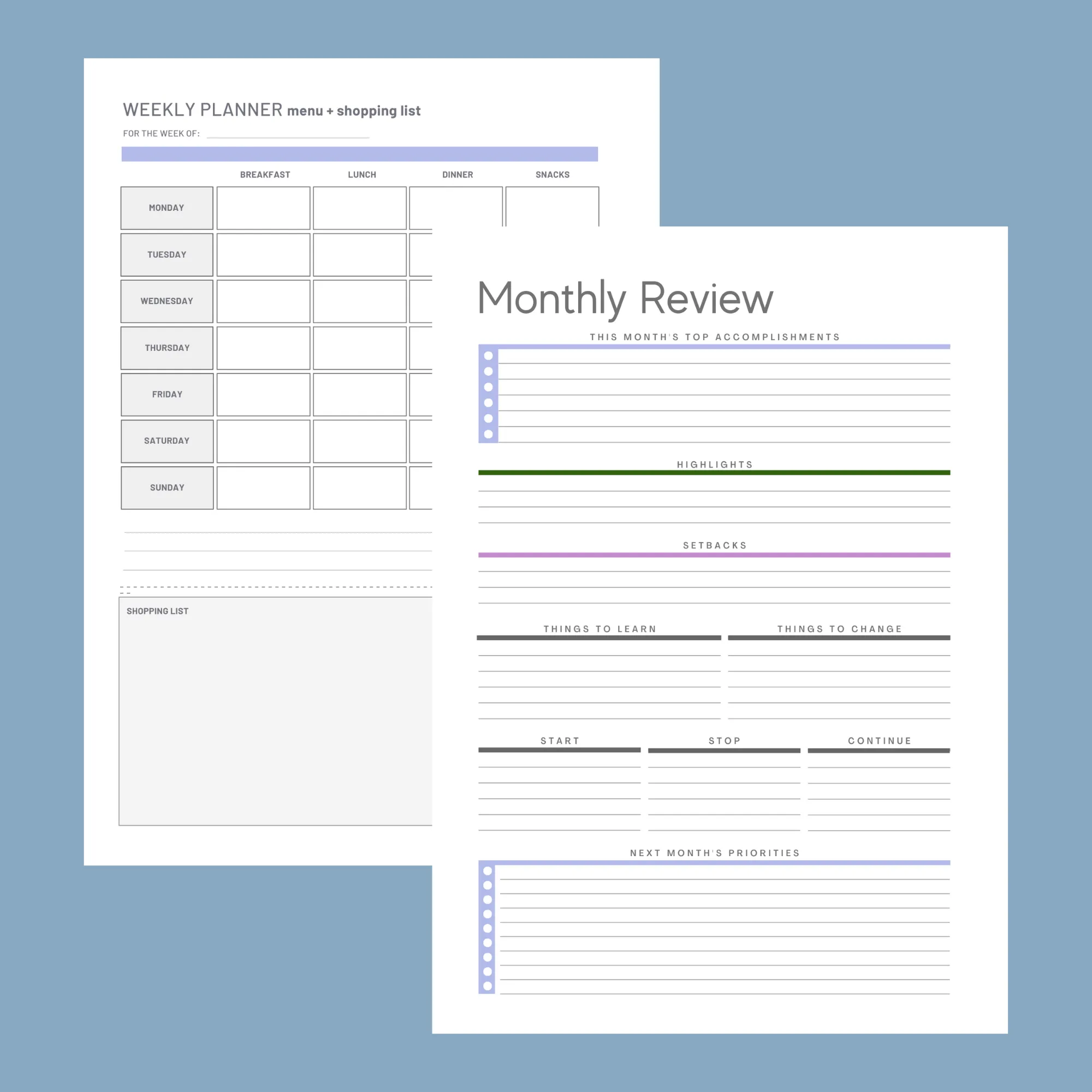 All in One Planner 2025:  Butterflies