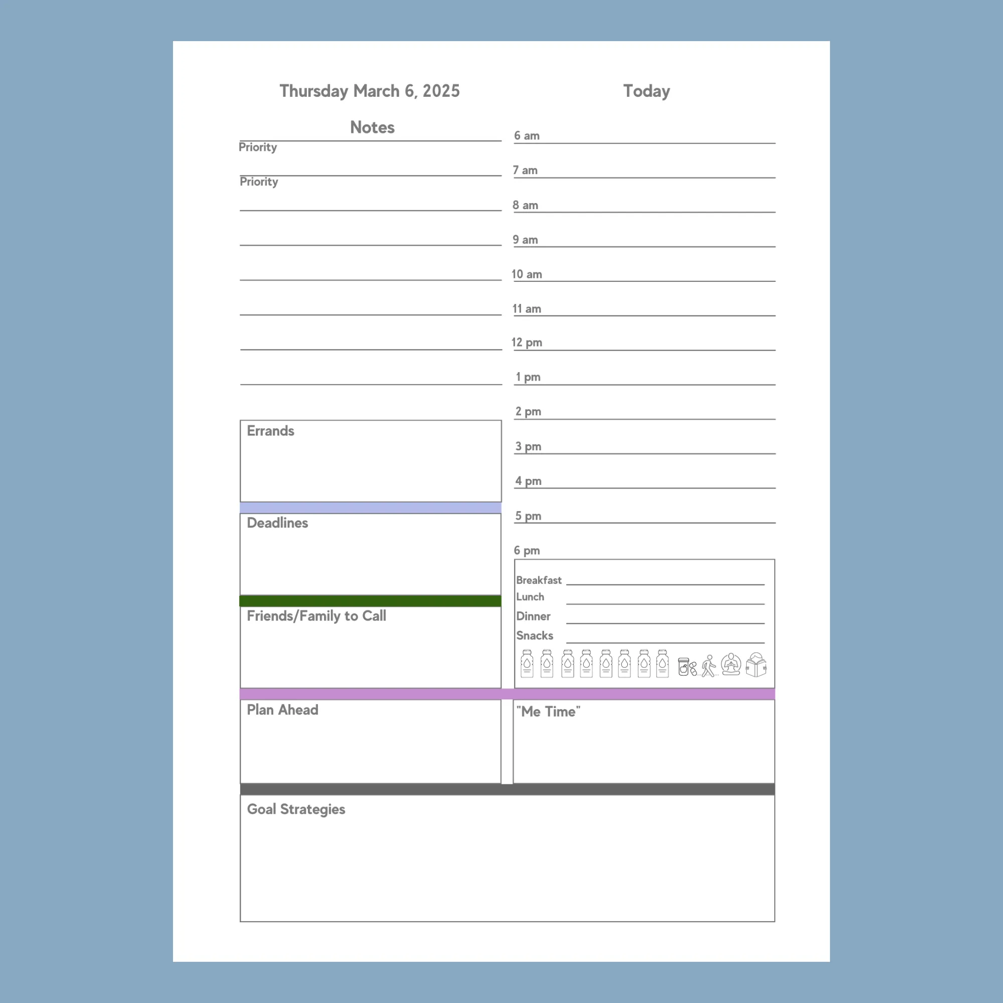 All in One Planner 2025:  Butterflies