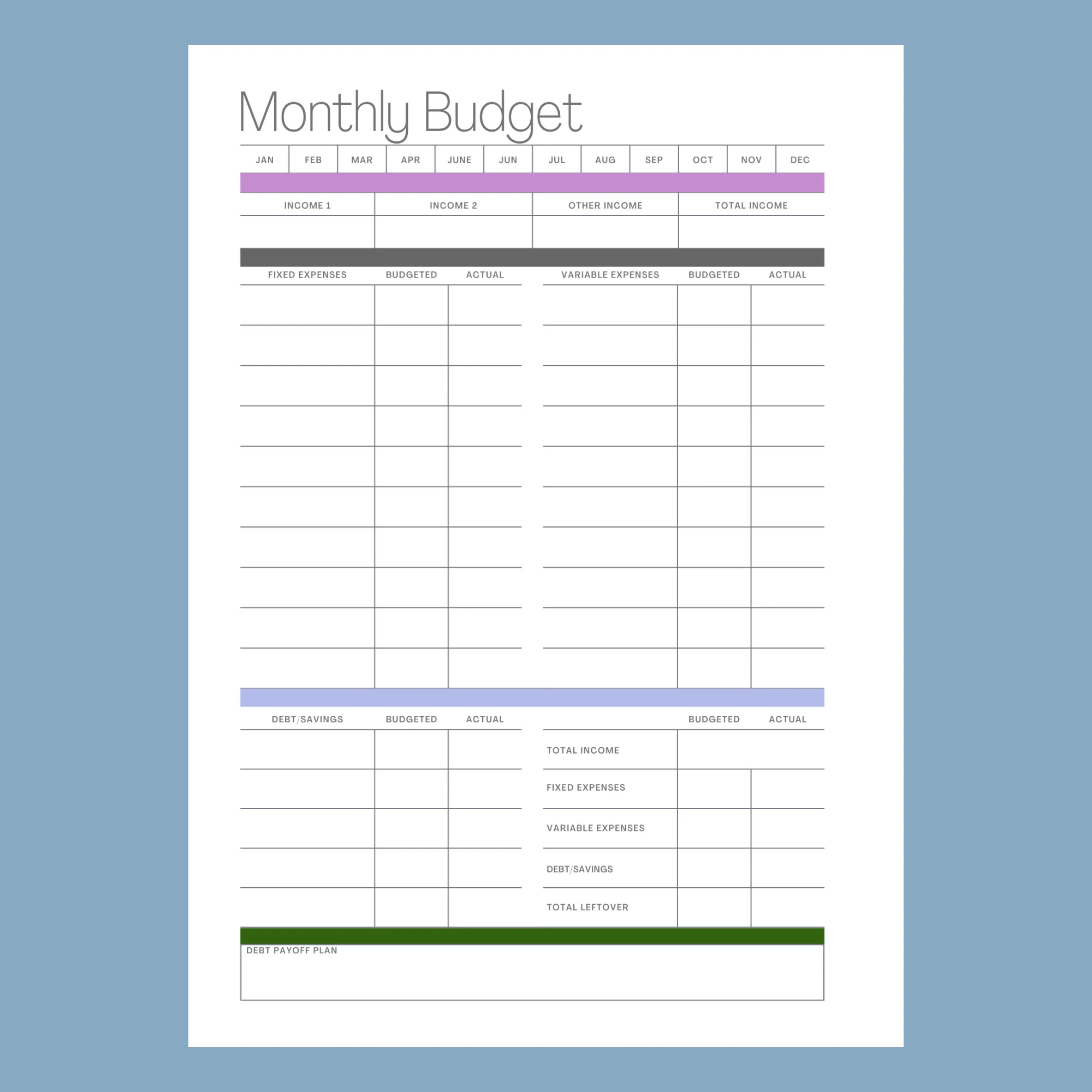 All in One Planner 2025:  Butterflies