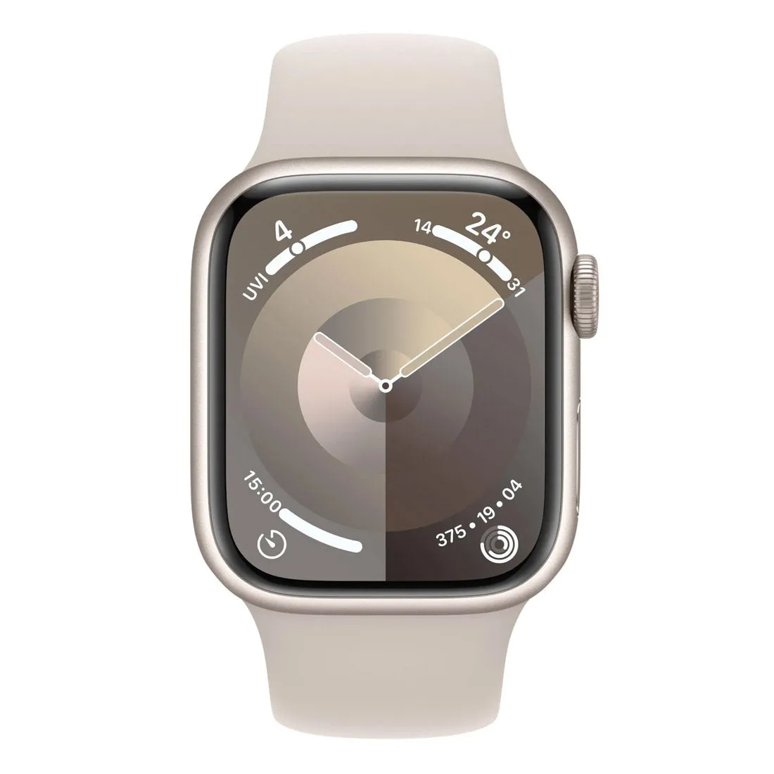 Apple Watch Series 9 41mm GPS   Cellular Starlight Aluminium Case with Starlight Sport Band (S/M) (Opened Never Used)