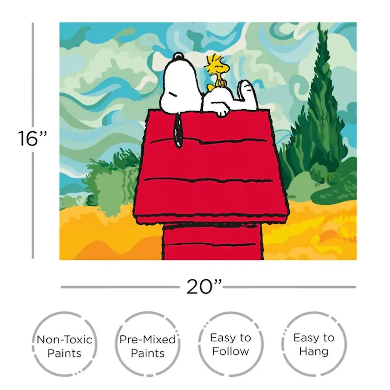 Aquarius Paint By Numbers - Snoopy Chill