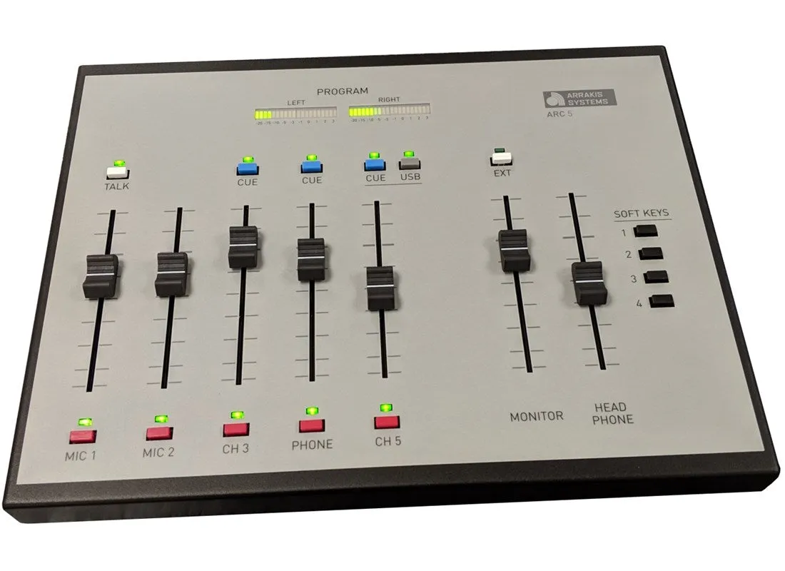 Arrakis ARC-5 - Five Channel Radio Broadcast Console