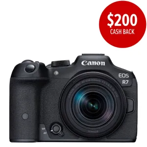 Canon EOS R7 APS-C Mirrorless Digital Camera with RF-S 18-150mm f/3.5-6.3 IS STM Lens