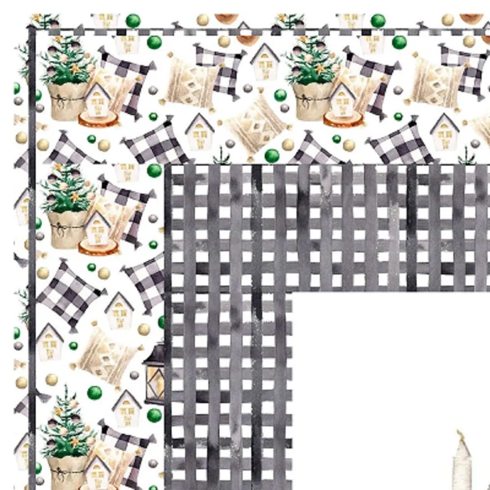 Christmas Farmhouse Gnome Chilling Wall Hanging 42" x 42"