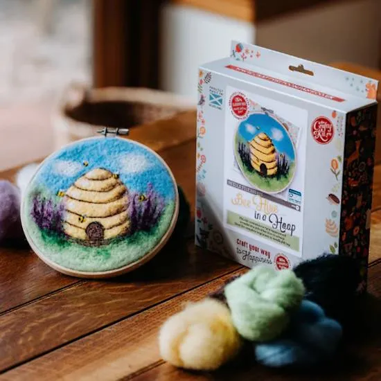Crafty Kit Co. Needle Felting Kit - Beehive
