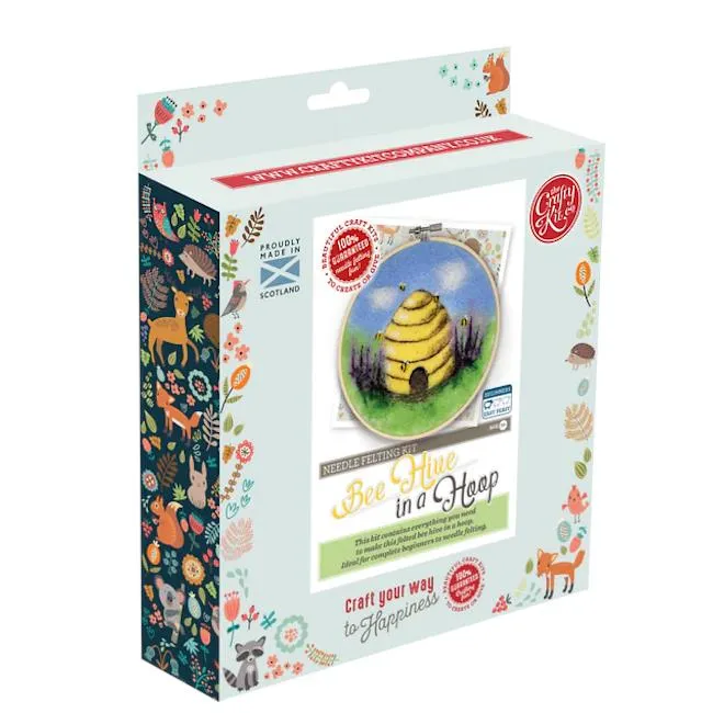Crafty Kit Co. Needle Felting Kit - Beehive