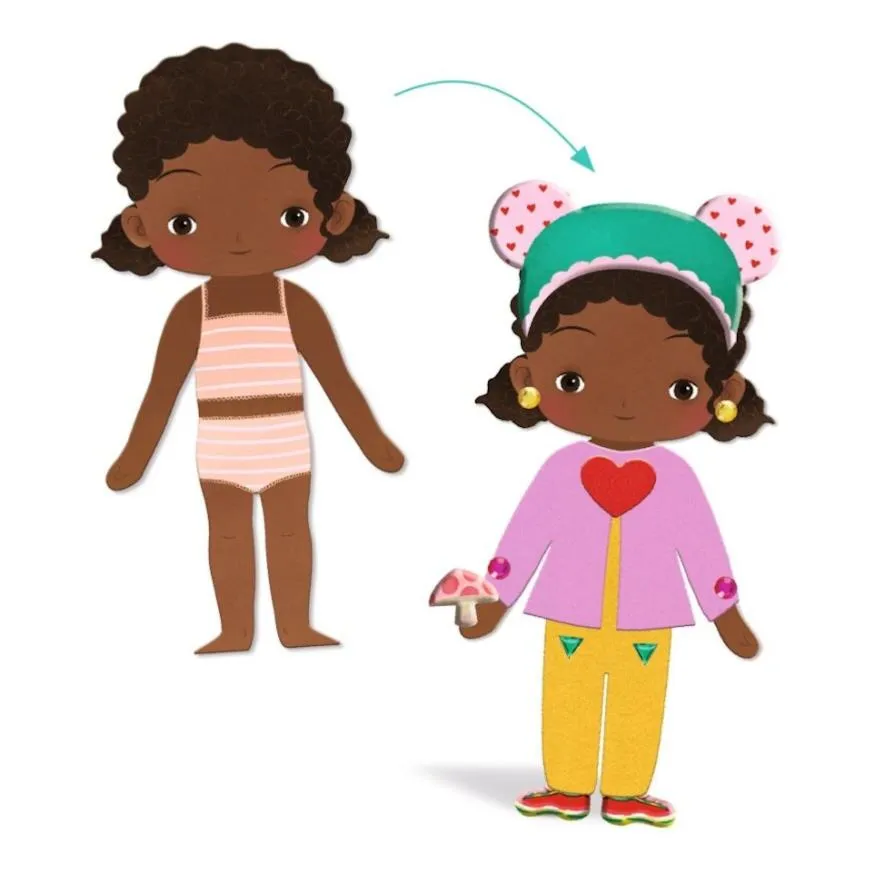 Djeco Collages Kit - Soft Dress-Up