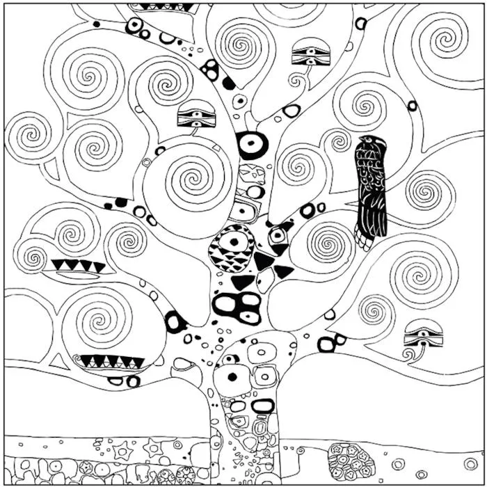 Fridolin Colouring Art Kit - Klimt