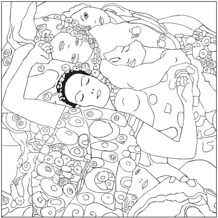 Fridolin Colouring Art Kit - Klimt
