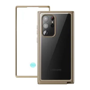 Galaxy S23 Ultra Unicorn Beetle EDGE XT Bumper Case With Screen Protector-Cream