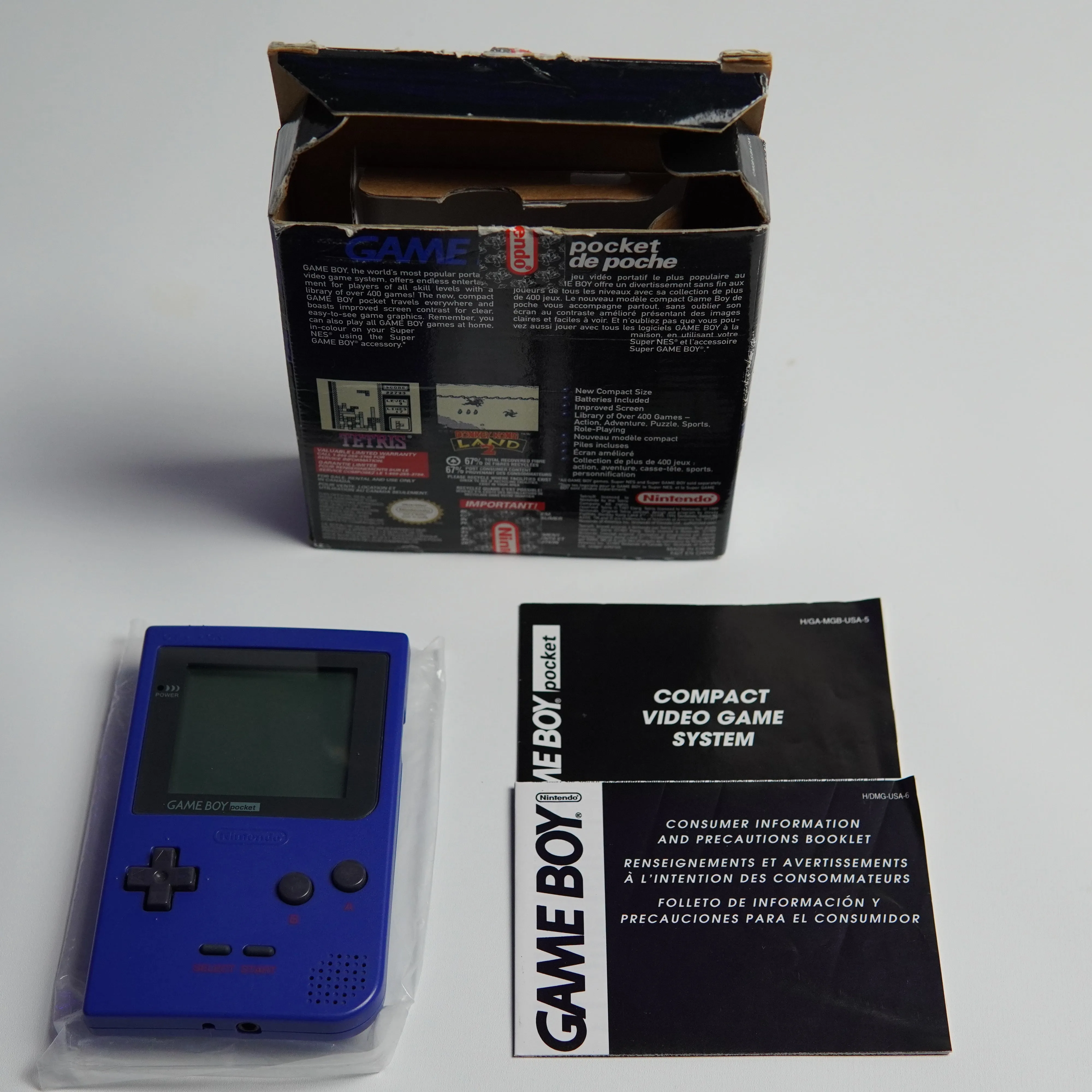 Gameboy Pocket [Blue] - Complete in Box