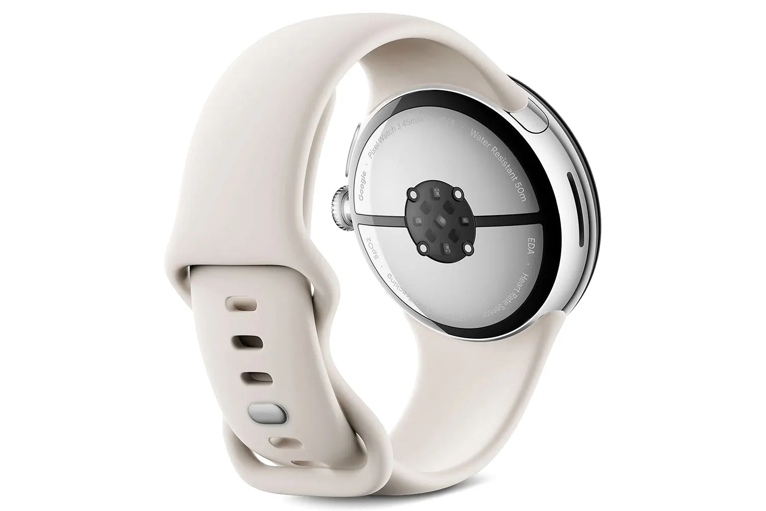 Google Pixel Watch 3 | 45mm | Polished Silver/Porcelain