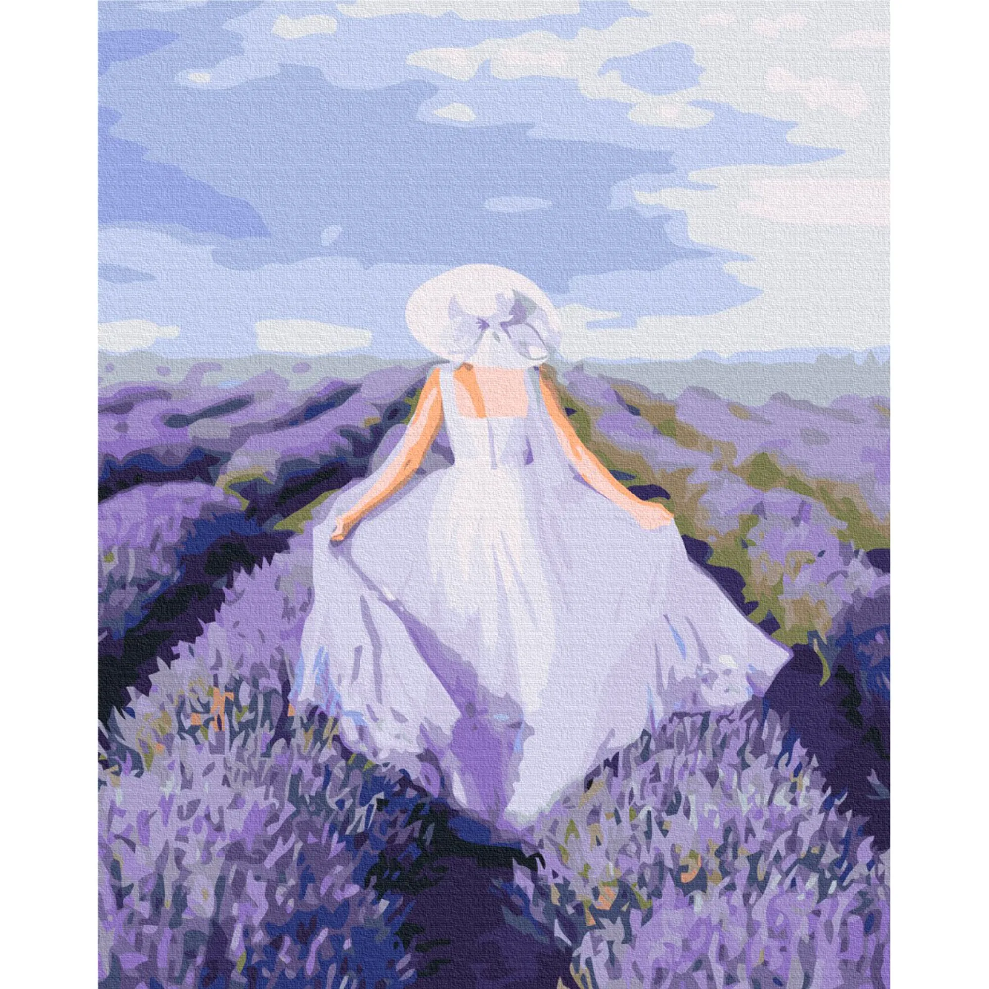 Paint by Numbers Kit - "Lavender Lightness"
