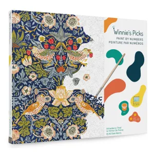 Paint by Numbers Kit - "Strawberry Thief, Morris"