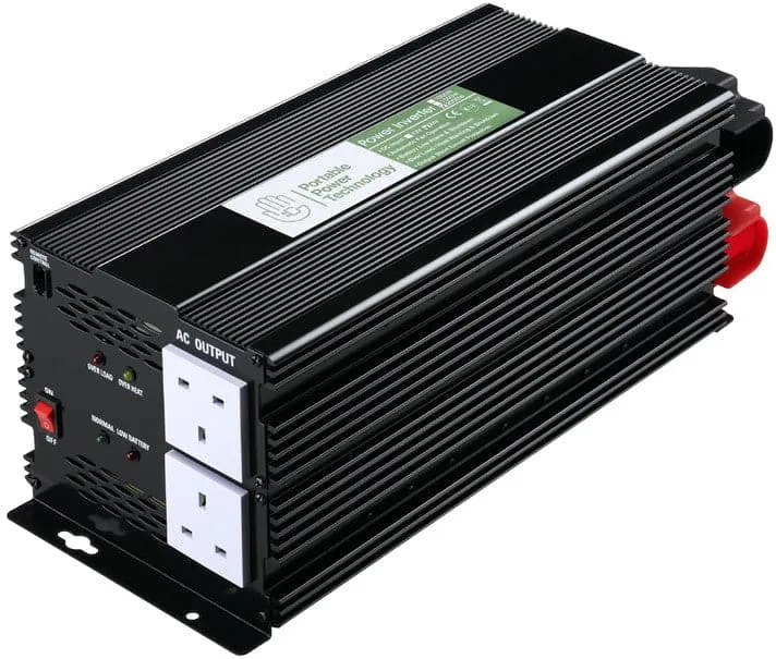 Portable Power Technology 3000W 12V Modified Sinewave Power Inverter with Remote Control