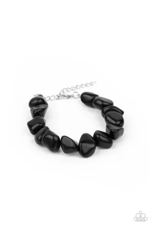 Prehistoric Paradise - Black Bracelet - Paparazzi Accessories