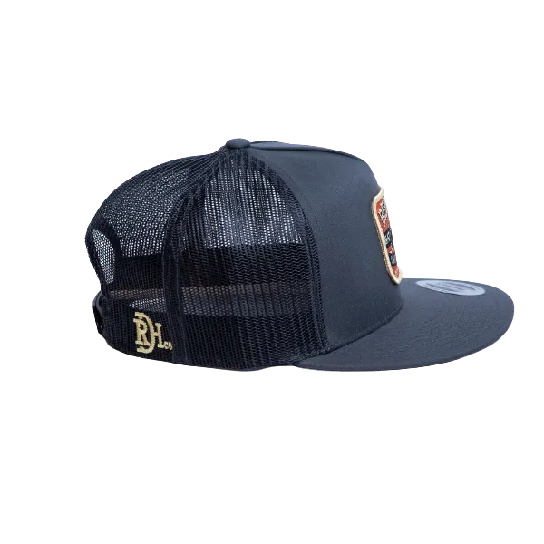 Red Dirt Hat Co. Chupacabra Charcoal/Black Snapback Cap RDHC-206