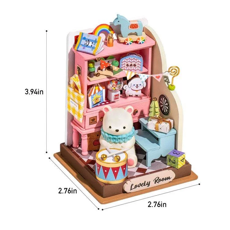 Robotime Rolife DIY Mini Model Kit - Childhood Toy House