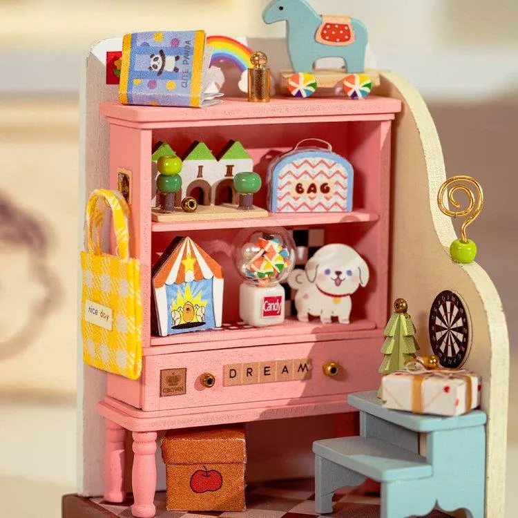 Robotime Rolife DIY Mini Model Kit - Childhood Toy House