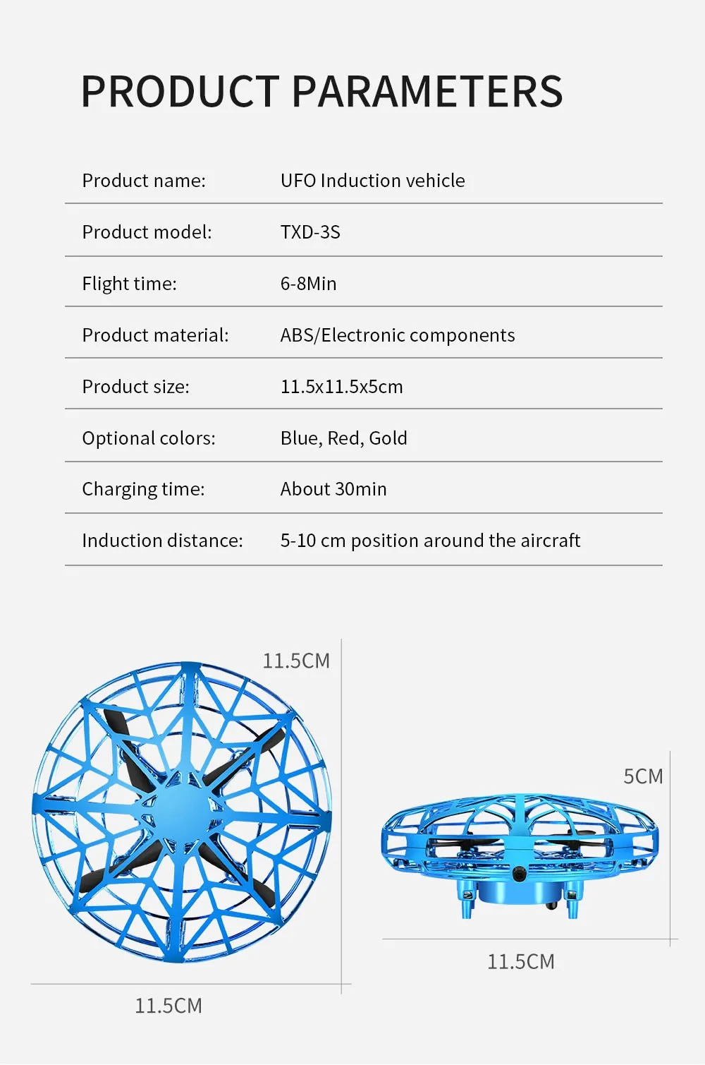 Roclub Flying UFO Drone