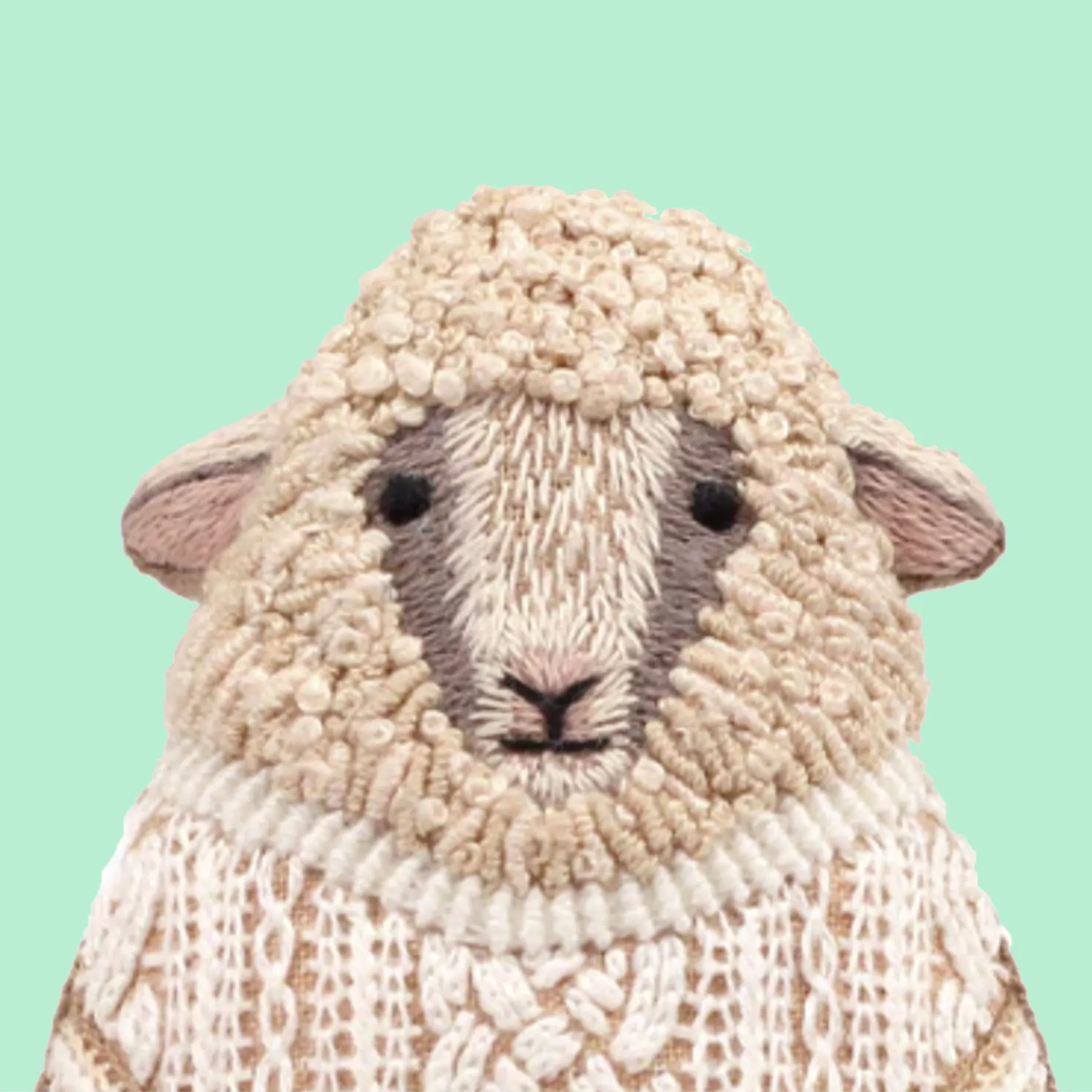 Sheep Embroidery Kit