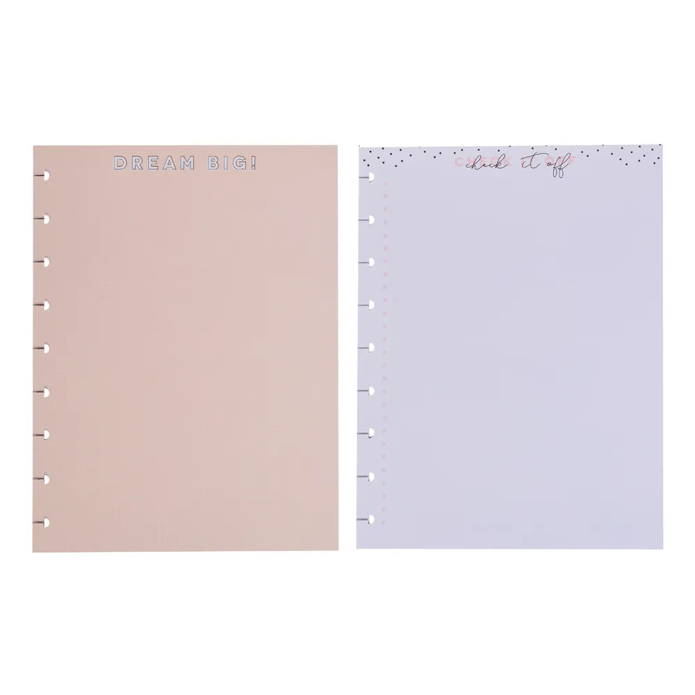 Simple Essentials - Dotted Lined   Blank   Checklist Classic Filler Paper - 40 Sheets