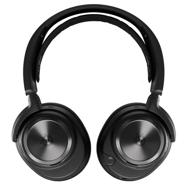 SteelSeries 61520 Arctis Nova Pro Wireless High-Fidelity Gaming Audio with Multi-System Connect- Black