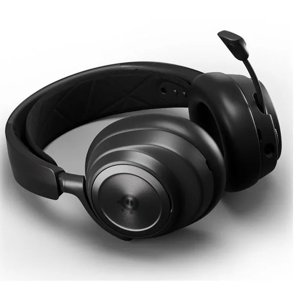 SteelSeries 61520 Arctis Nova Pro Wireless High-Fidelity Gaming Audio with Multi-System Connect- Black