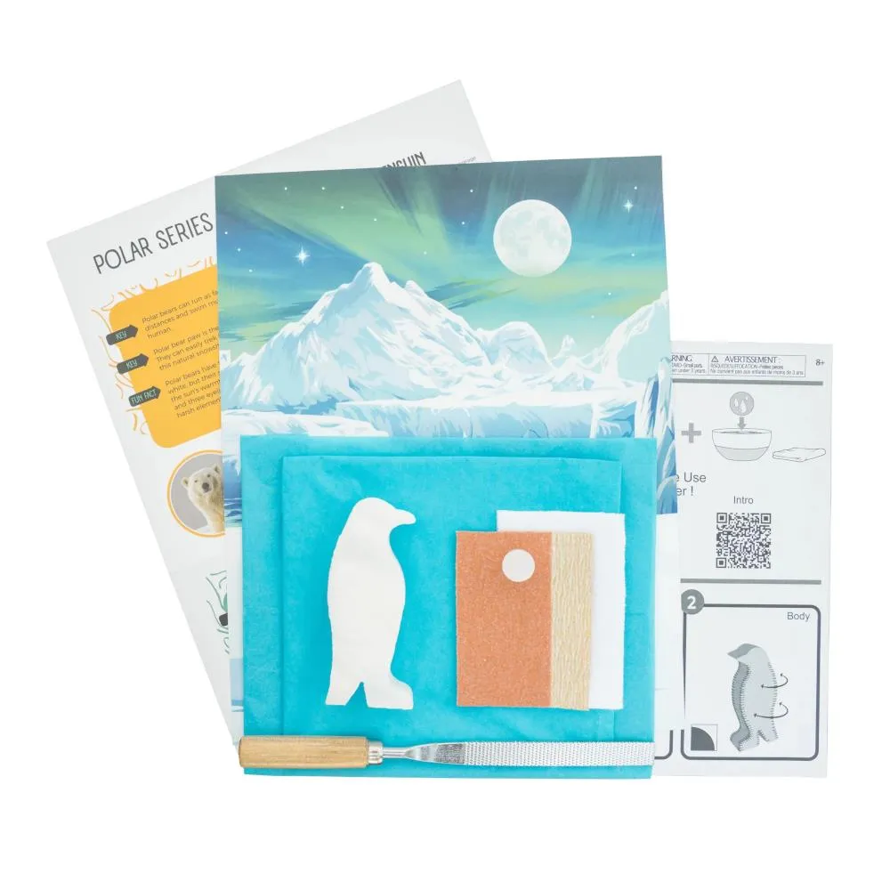 Studiostone Creative Alabaster Carving Kit - Penguin