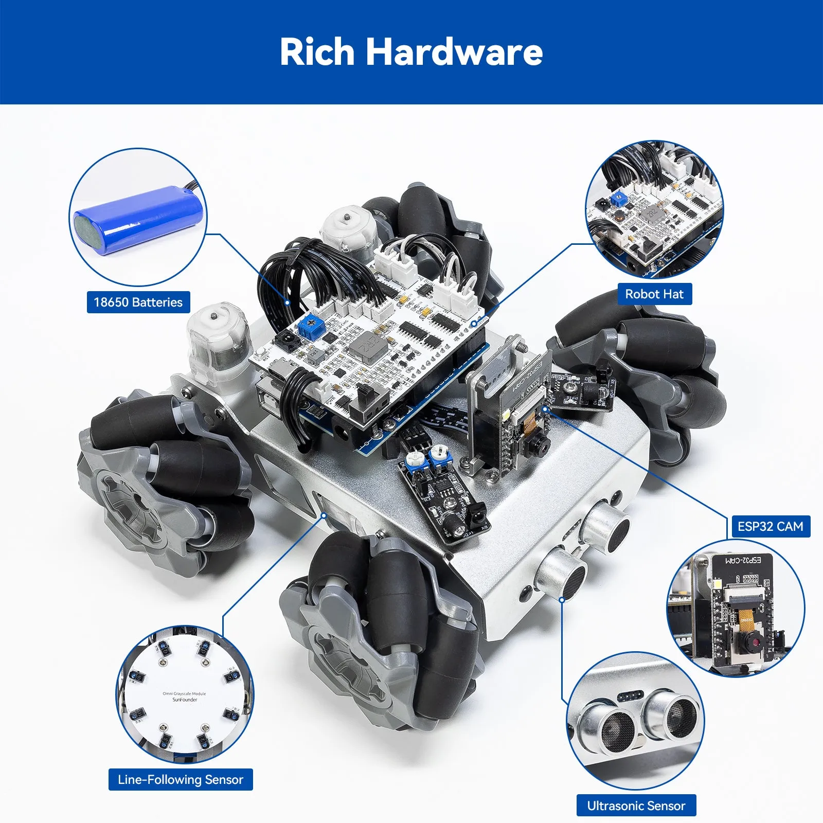 SunFounder Zeus Car Smart Car Kit for Arduino UNO R3