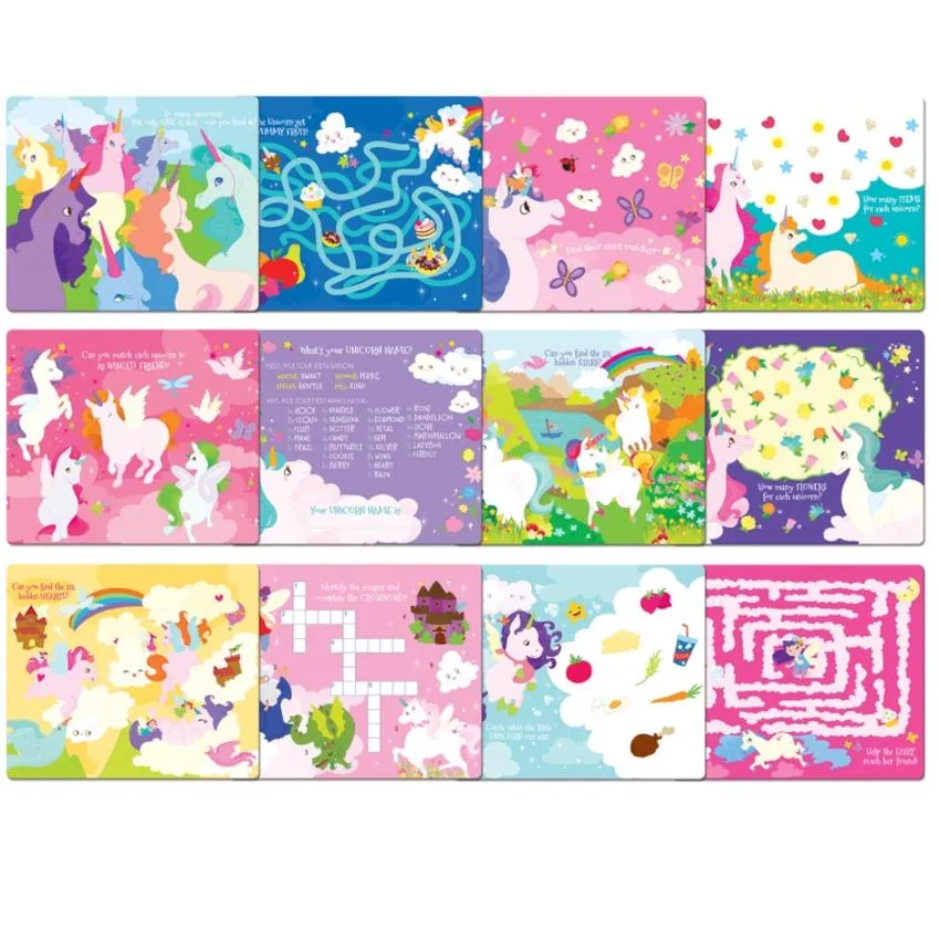 The Piggy Story Dry Erase Activities To Go - Unicorn Fantasy