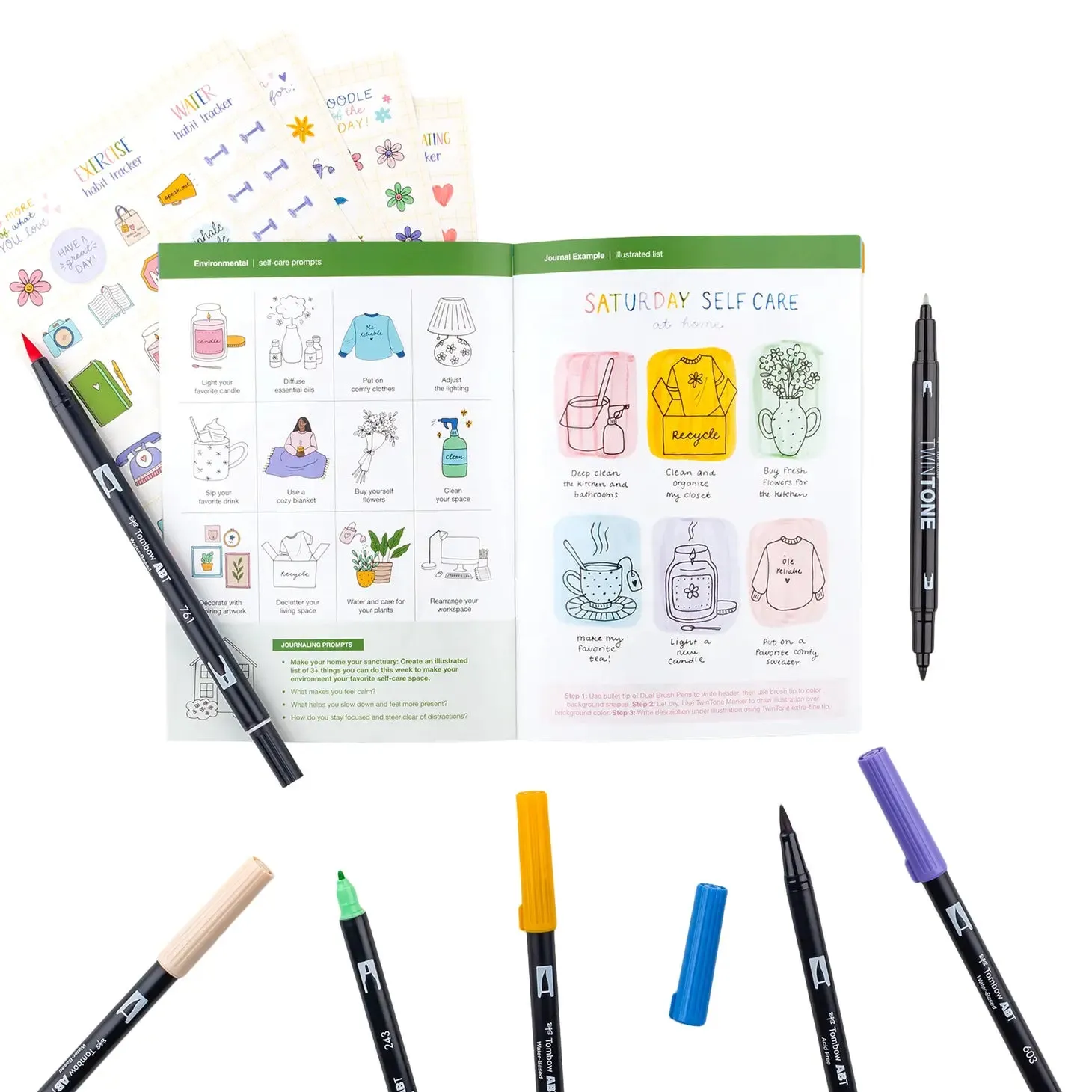 TOMBOW SELF-CARE JOURNALING KIT