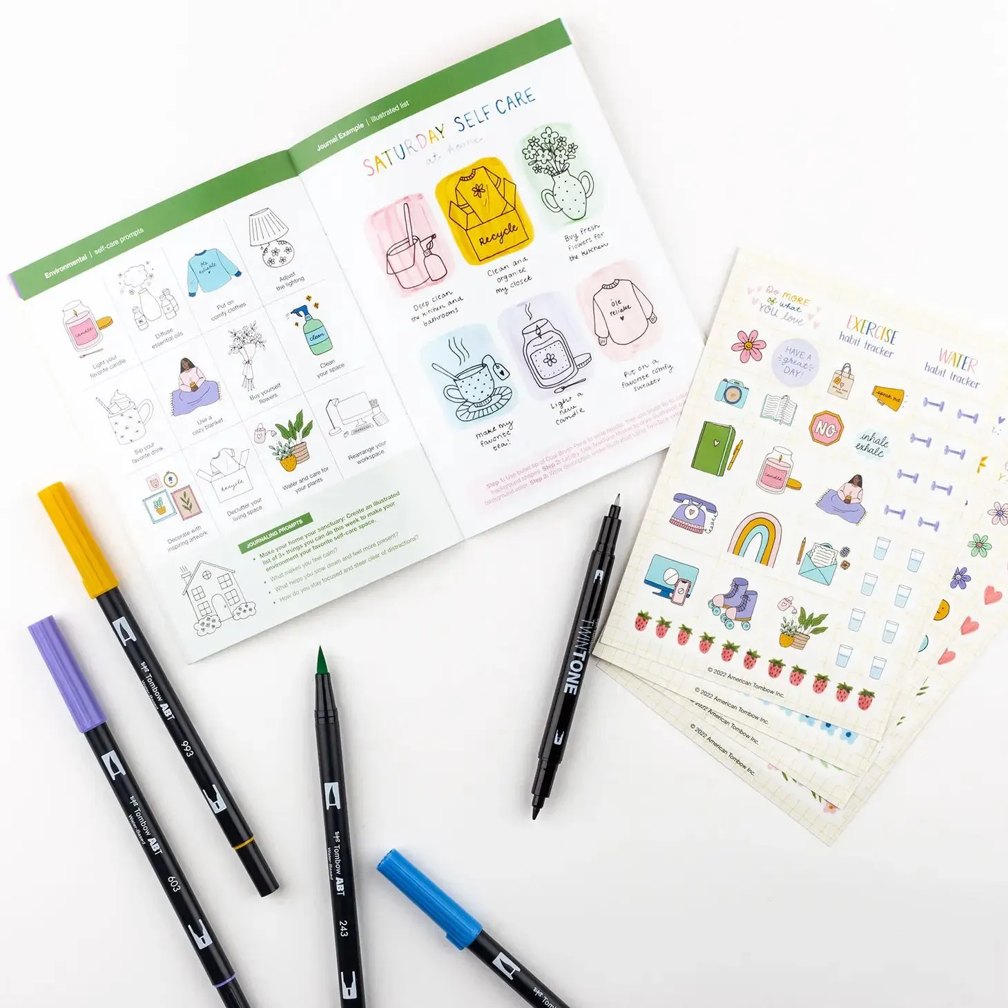TOMBOW SELF-CARE JOURNALING KIT