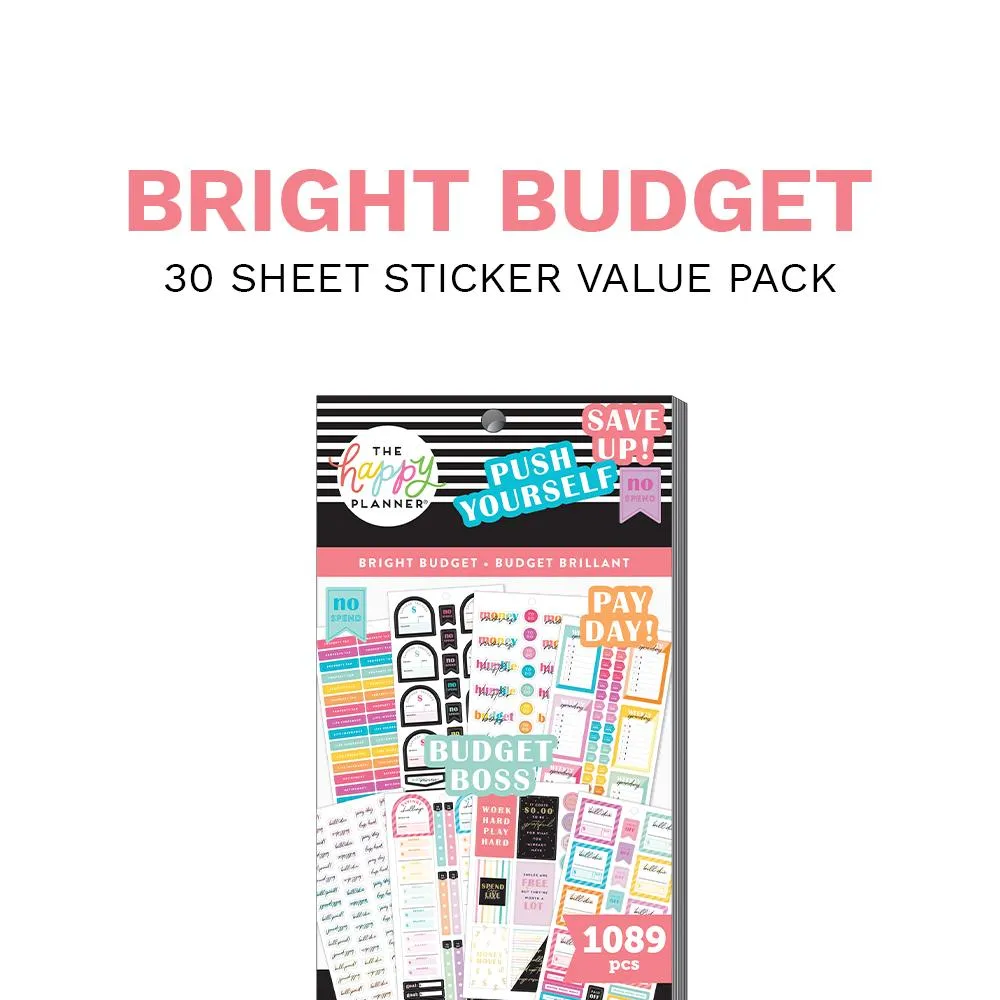 Value Pack Stickers - Bright Budget