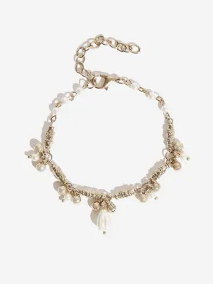 Westside Accessories White Beaded Bracelet